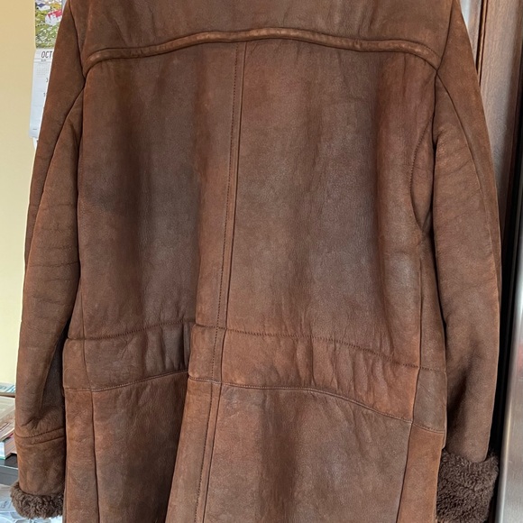 YVES SAINT LAURENT sheep skin winter coat. - Picture 8 of 11